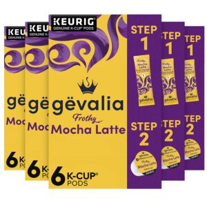 Gevalia Frothy 2-Step Mocha Latte Espresso K-Cup