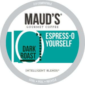 Maud's Espresso Coffee Dark Roast Coffee Pods